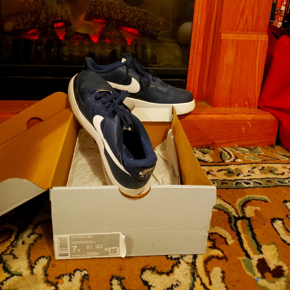 Air Force 1 Midnight Navy and White